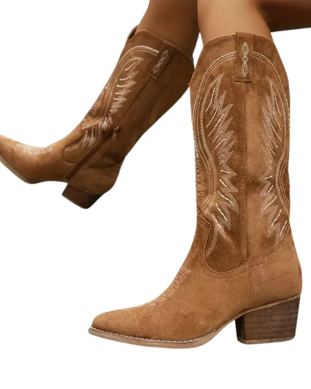 Élan Urbain™ | Bottes Western Brodées Lunas Wild Spirit