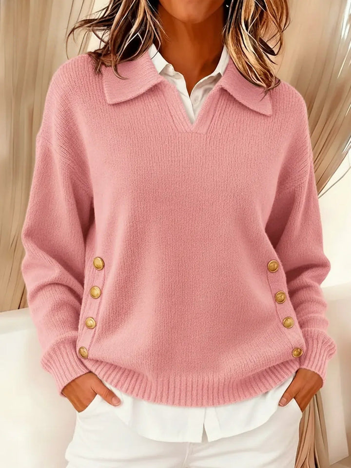 Georgia™ Relaxed Collar Knit