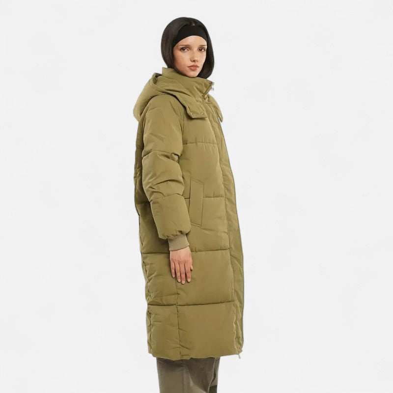 Élan Urbain™ | Doudoune longue classique à capuche pour femme