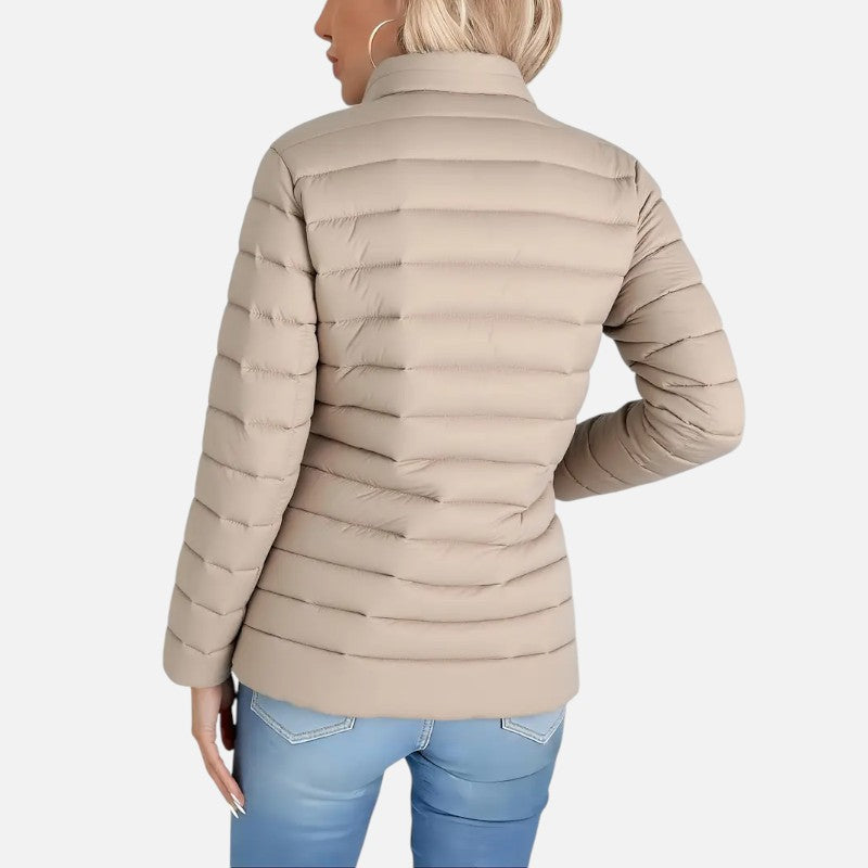 Élan Urbain™ | Manteau d’hiver léger à col montant pour femme