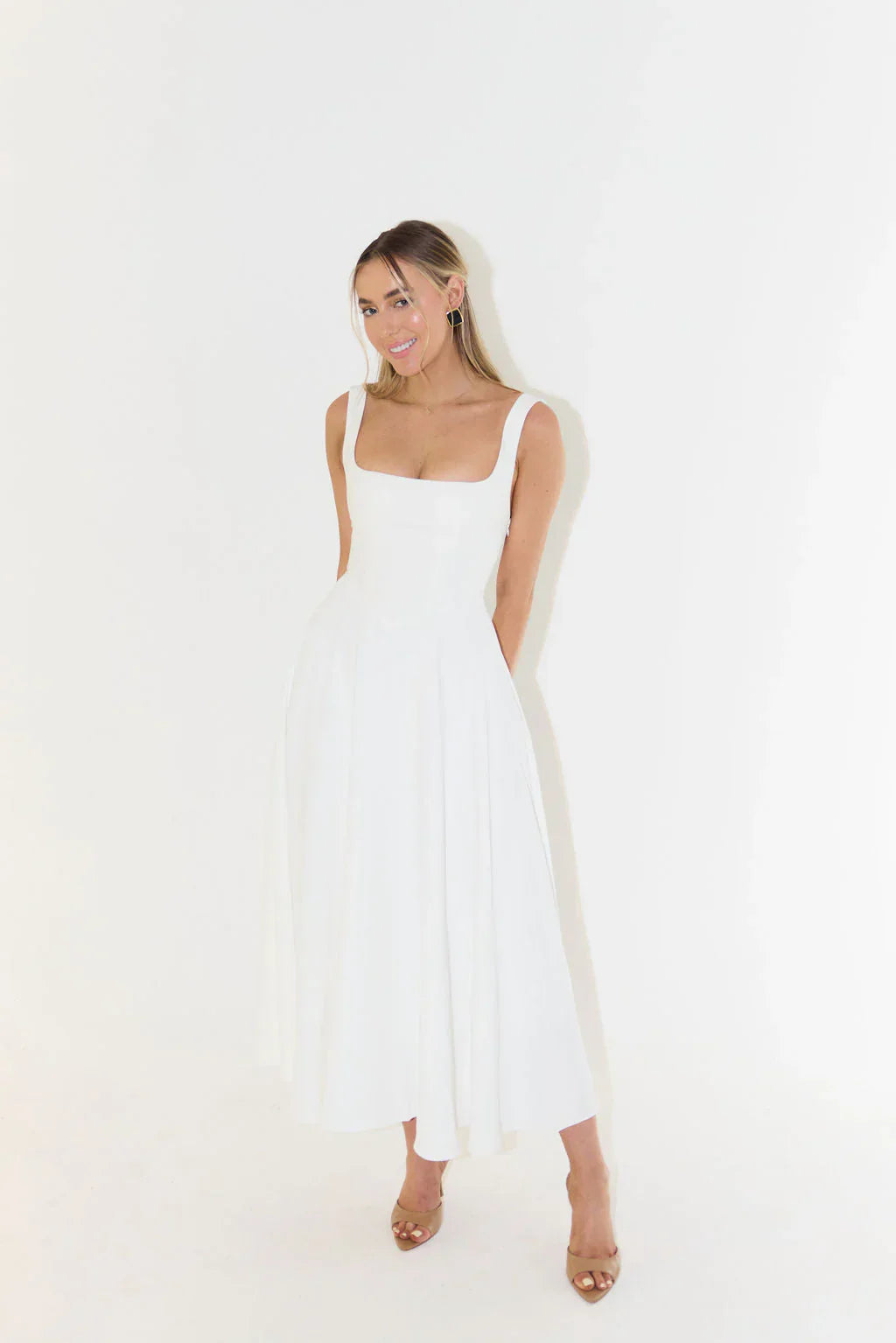 Celeste Charm Cocktail Midi Dress