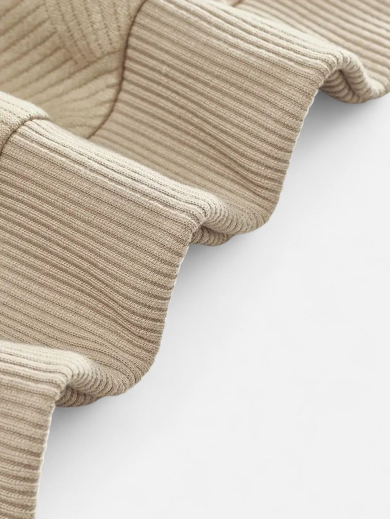 Élan Urbain™ | Sweat-shirt décontracté à col zippé et rayures pour homme