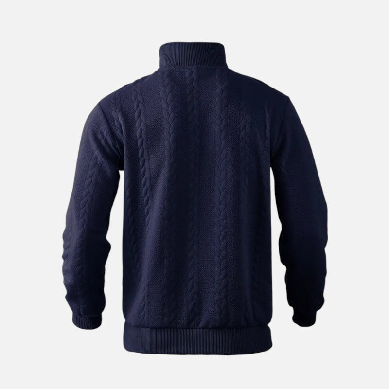 Élan Urbain™ | Sweat-shirt à manches longues et fermeture éclair pour homme