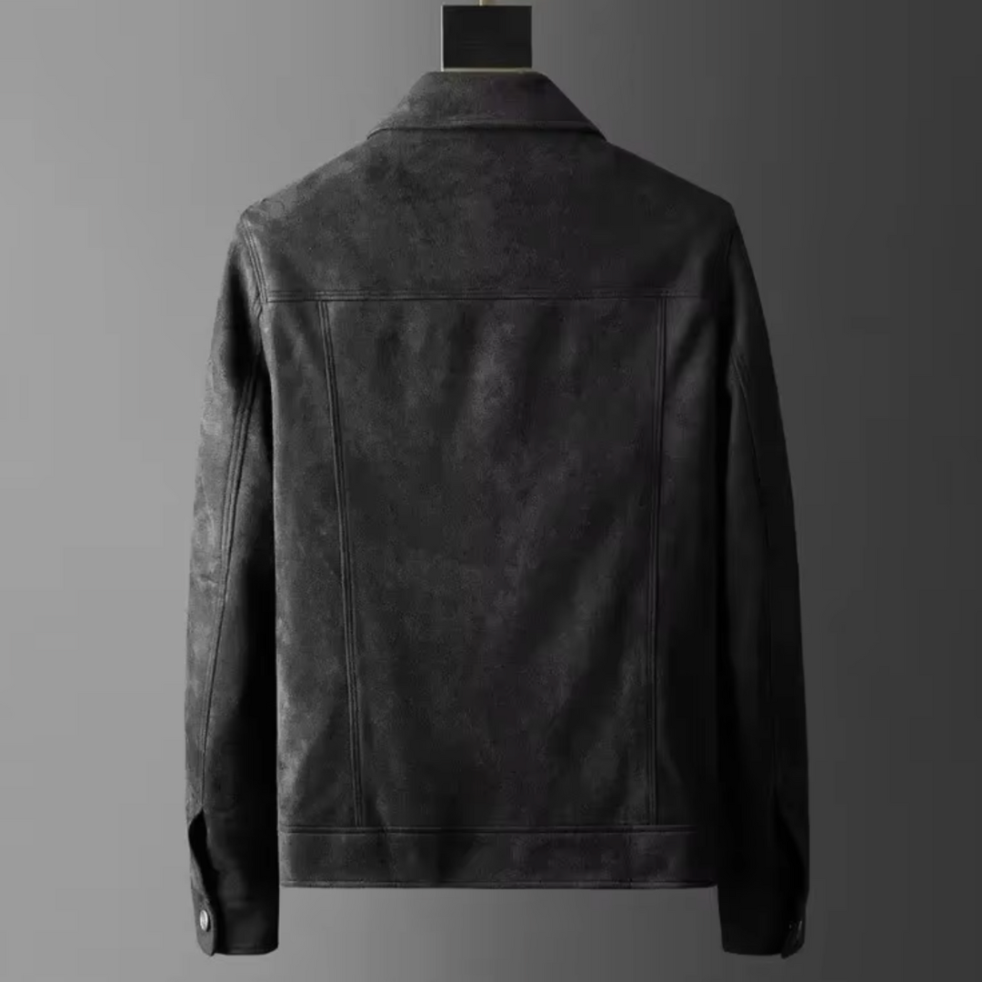 Élan Urbain™ | Veste en Suédine Premium – Élégance Intemporelle & Confort Moderne