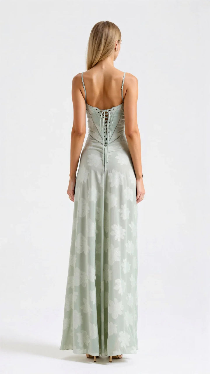 Annabelle Lace Wedding Guest Maxi Dress
