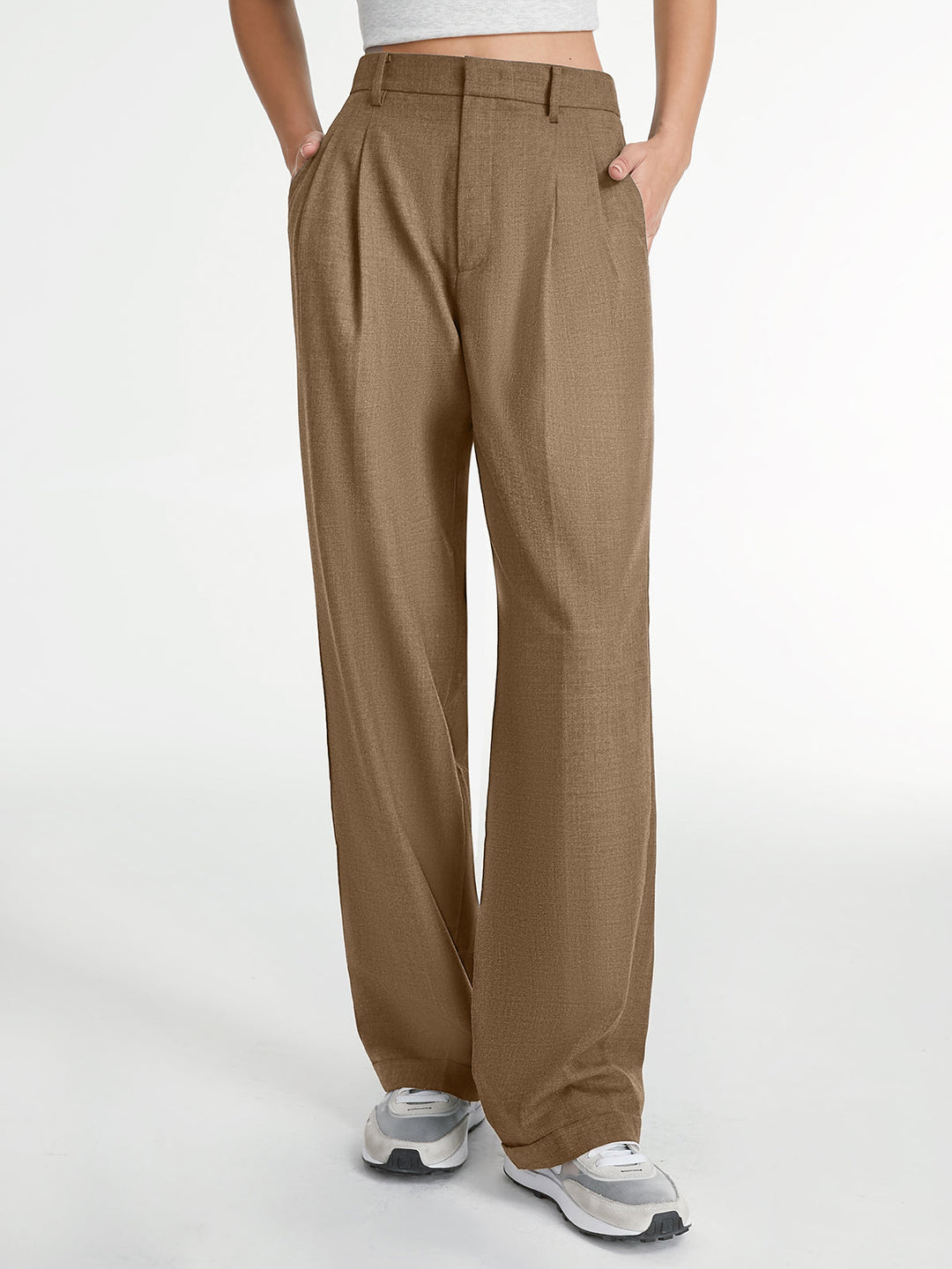 Tailored Straight Leg Dress Pants