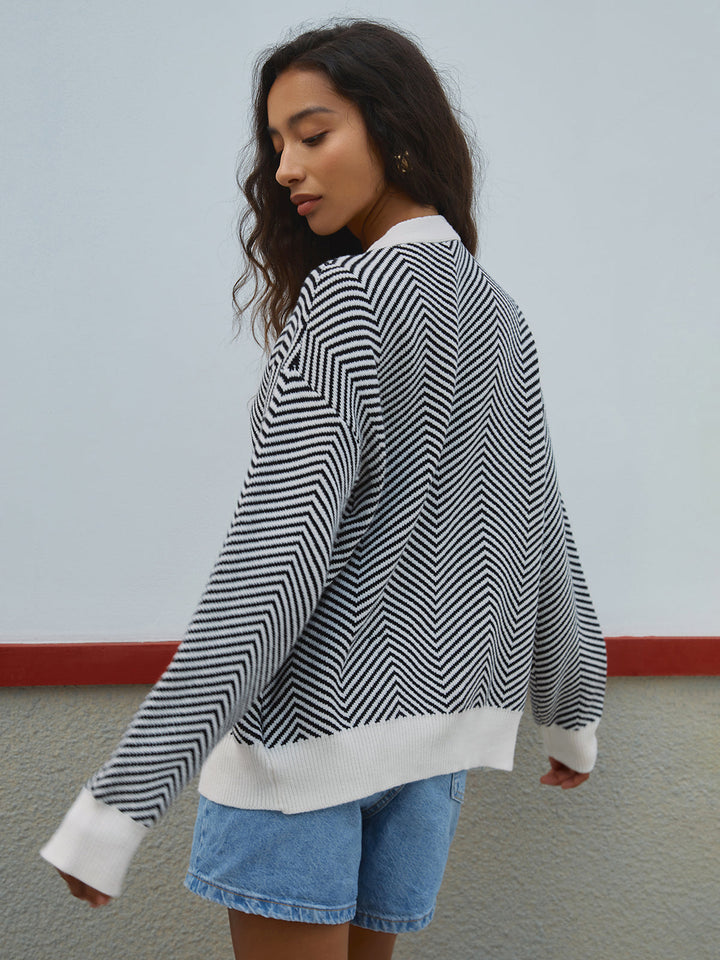 Noelle™ Contrast Detail Cardigan