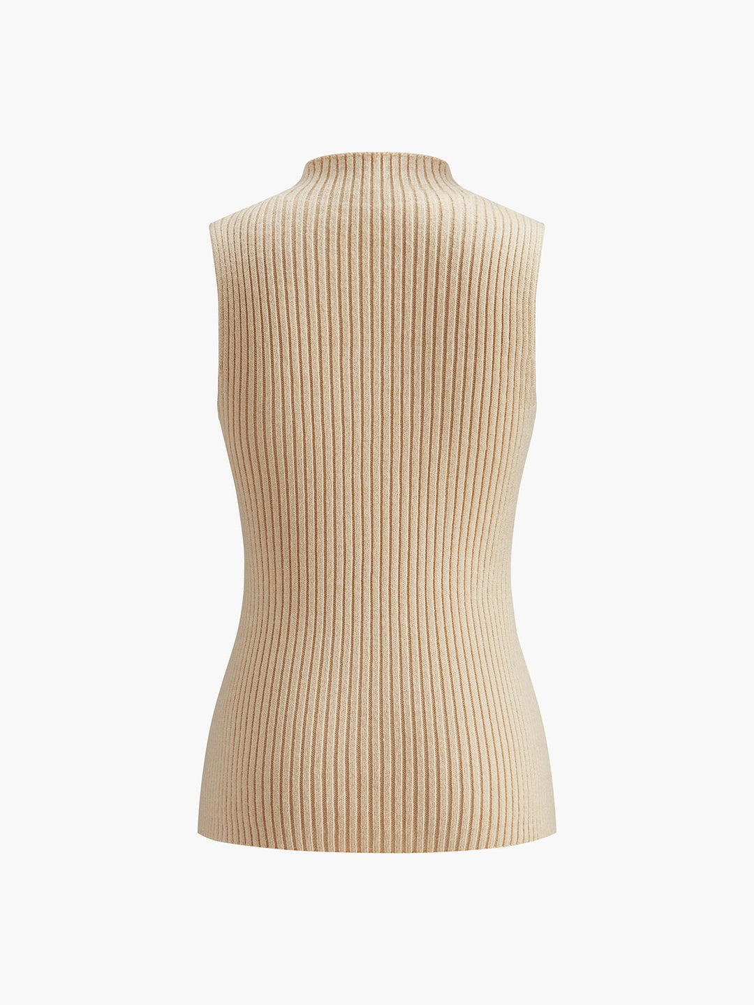 Ribbed Sleeveless Knit Top