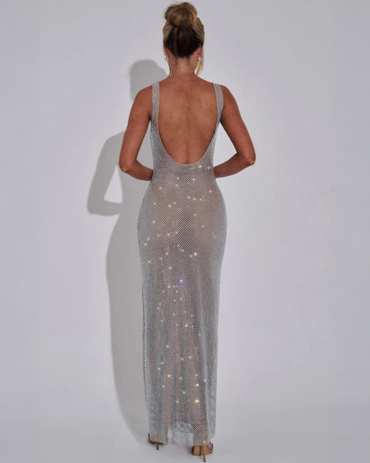 Celeste Embellished Formal Evening Grown