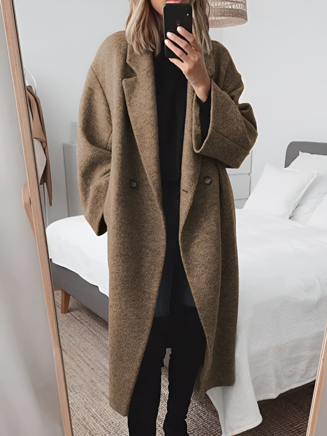 Women's Comfortable Wool Oversized Coat