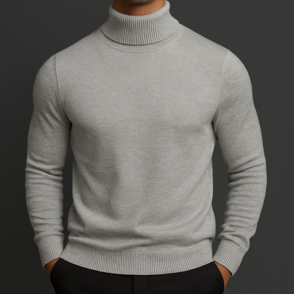 Élan Urbain™ | Pull Col Roulé Premium Cachemire Touch