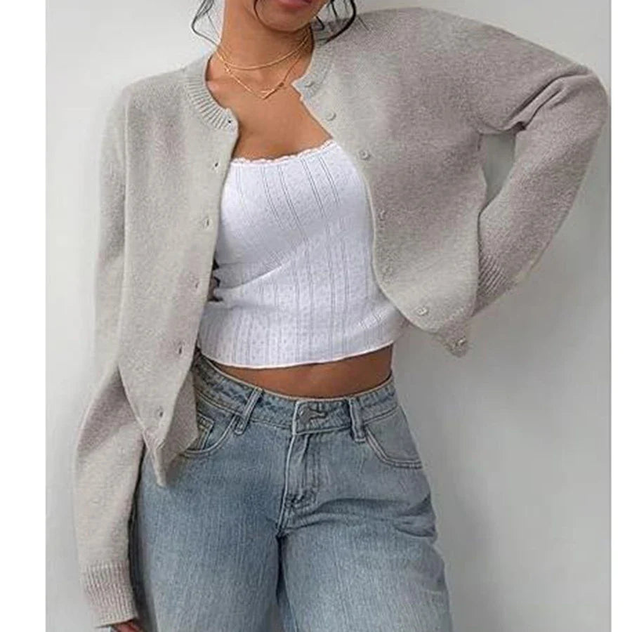Clara™ Classic Button Cardigan