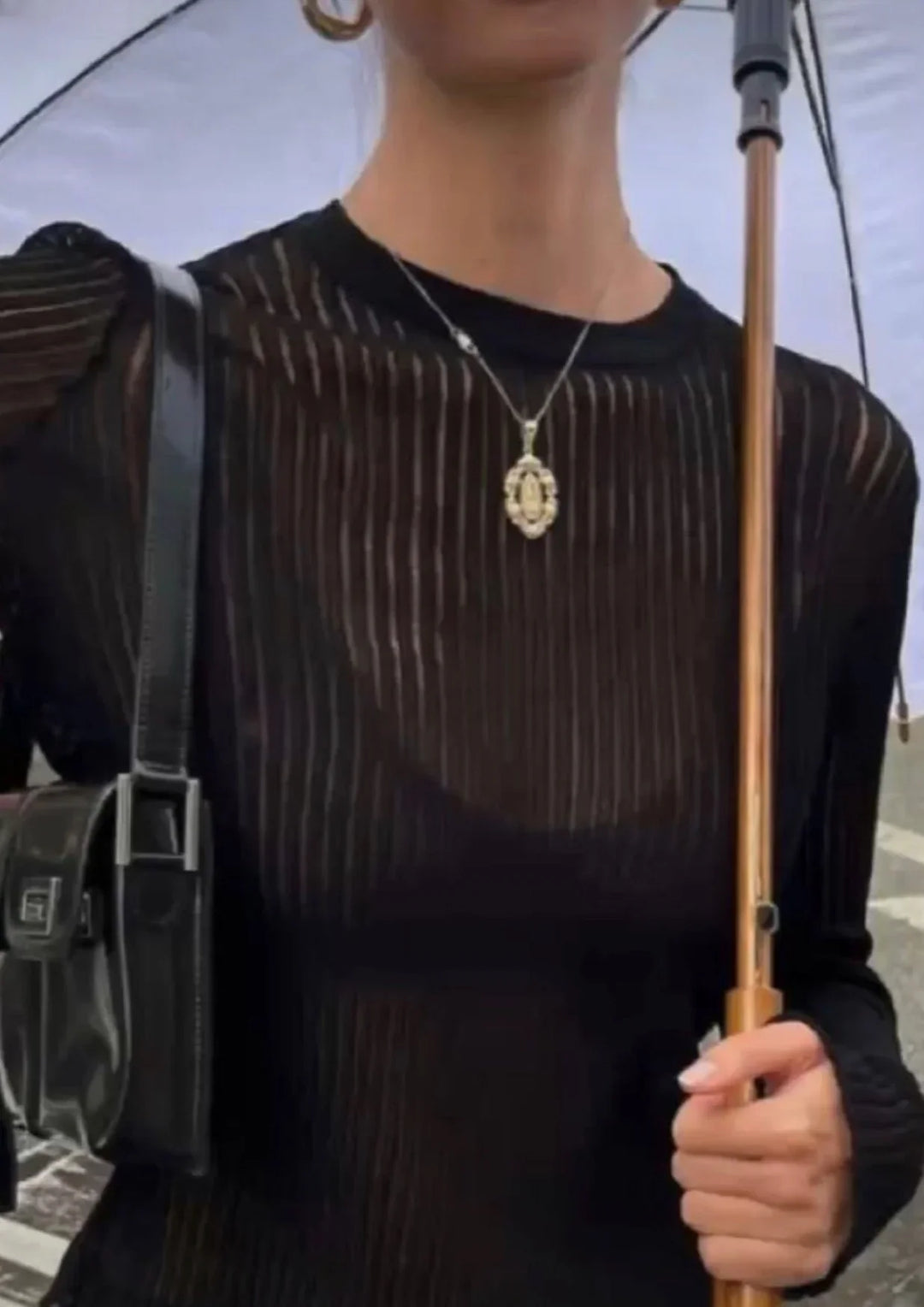 Erika Sheer Wool Top