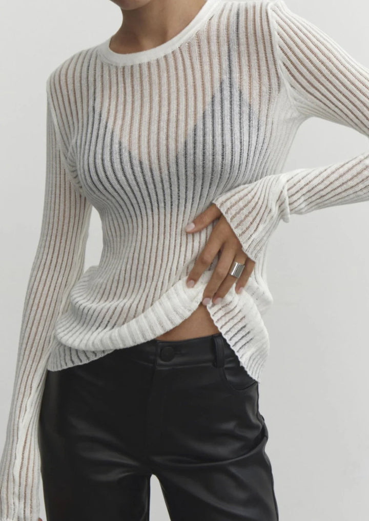 Erika Sheer Wool Top