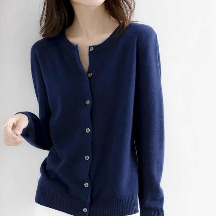 Amara™ Minimal Button Cardigan