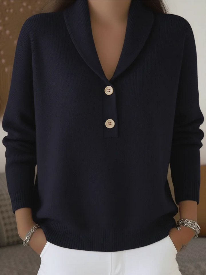 Hannah™ Button Soft Knit