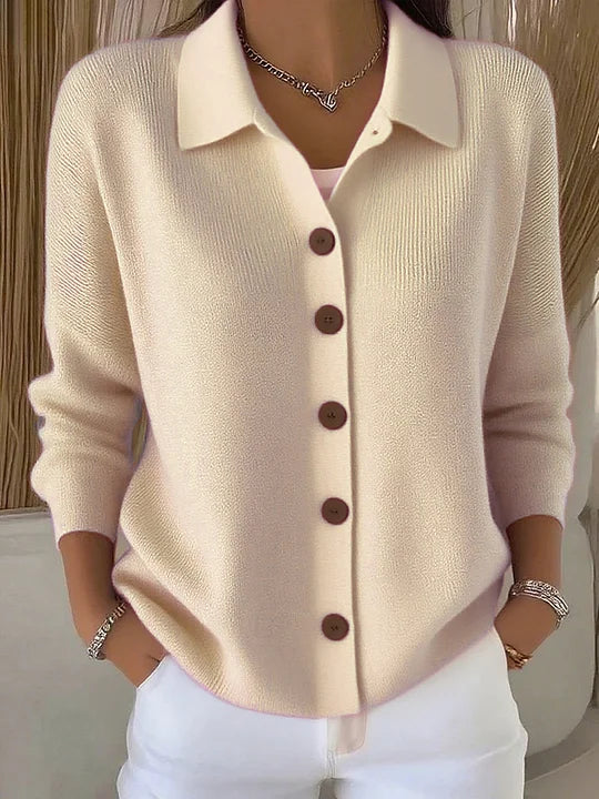 Maya™ Classic Button Cardigan