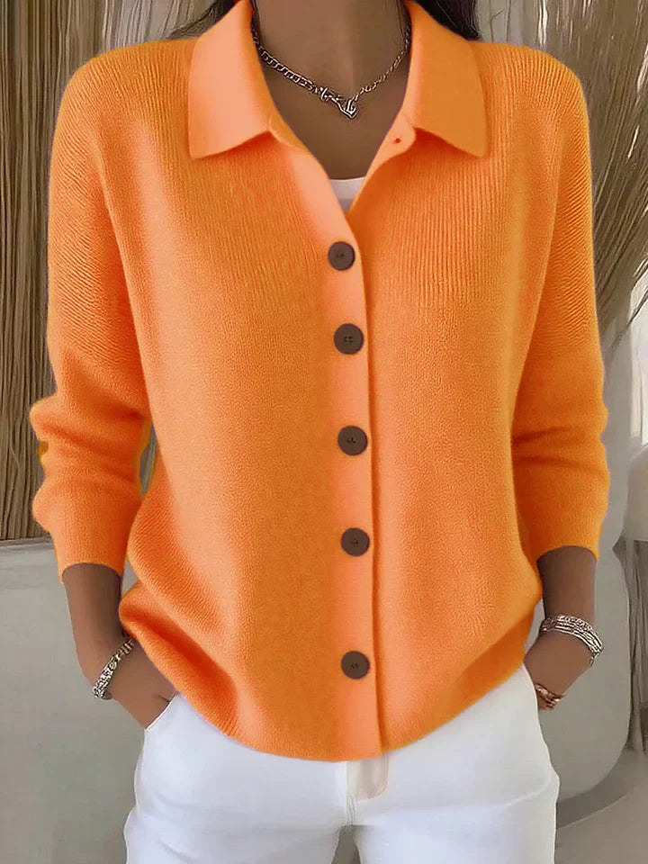 Maya™ Classic Button Cardigan