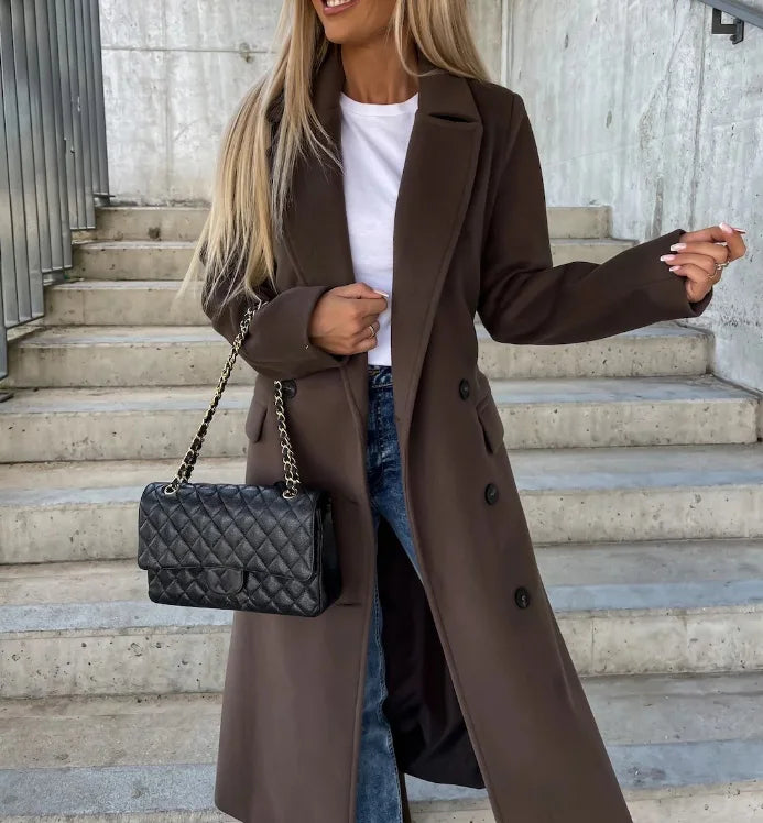 Women's Timeless Double-Breasted Coat
