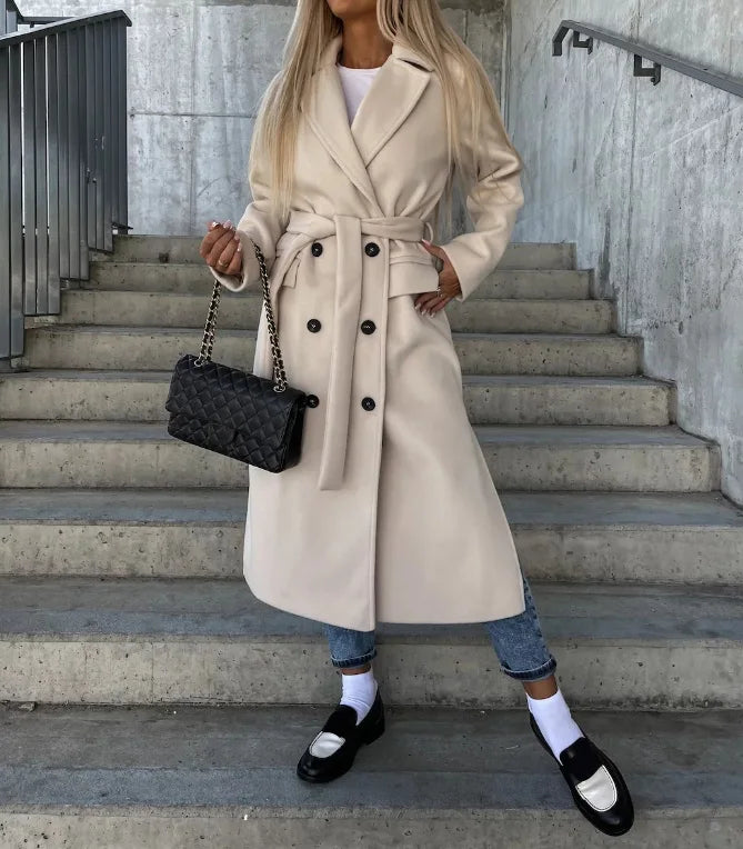 Women's Timeless Double-Breasted Coat