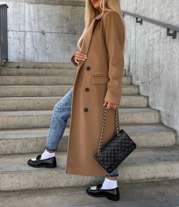Women's Timeless Double-Breasted Coat