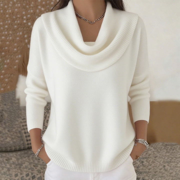 Scarlett™ Draped Neck Knit