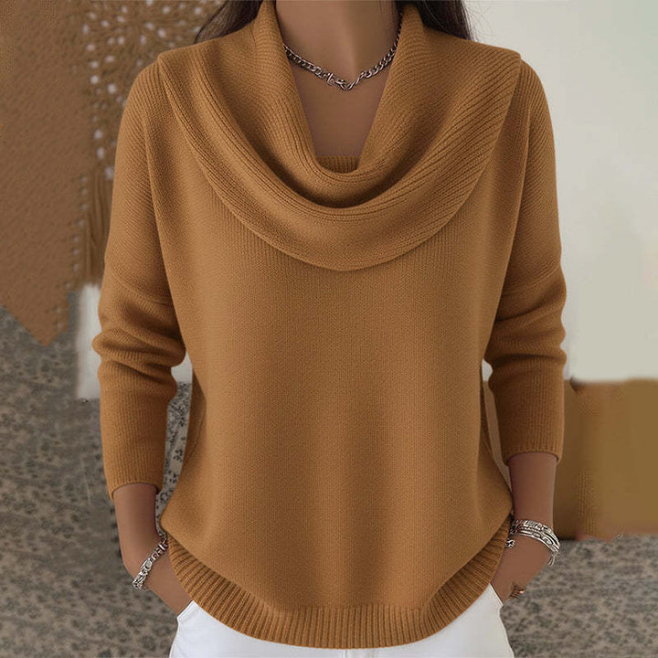 Scarlett™ Draped Neck Knit