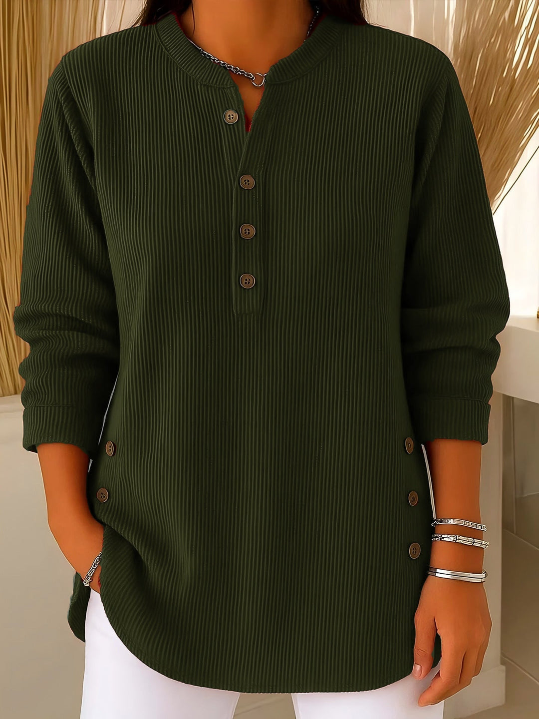 Avery™ Soft Button Knit