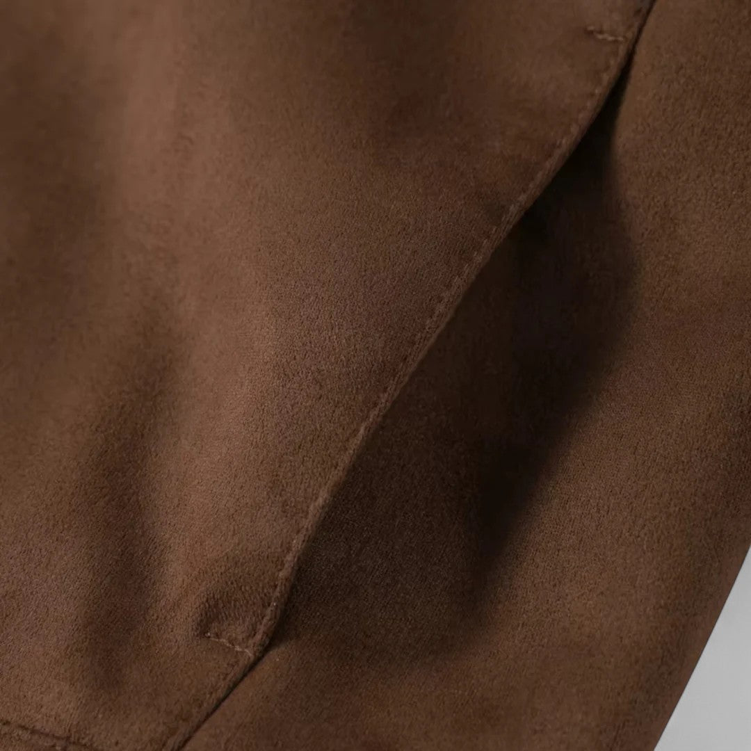 Élan Urbain™ | Veste à col montant en daim