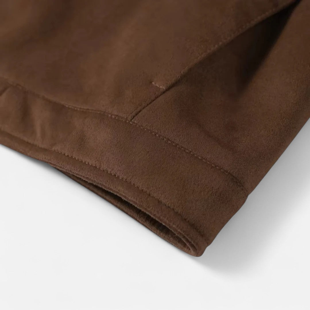 Élan Urbain™ | Veste à col montant en daim