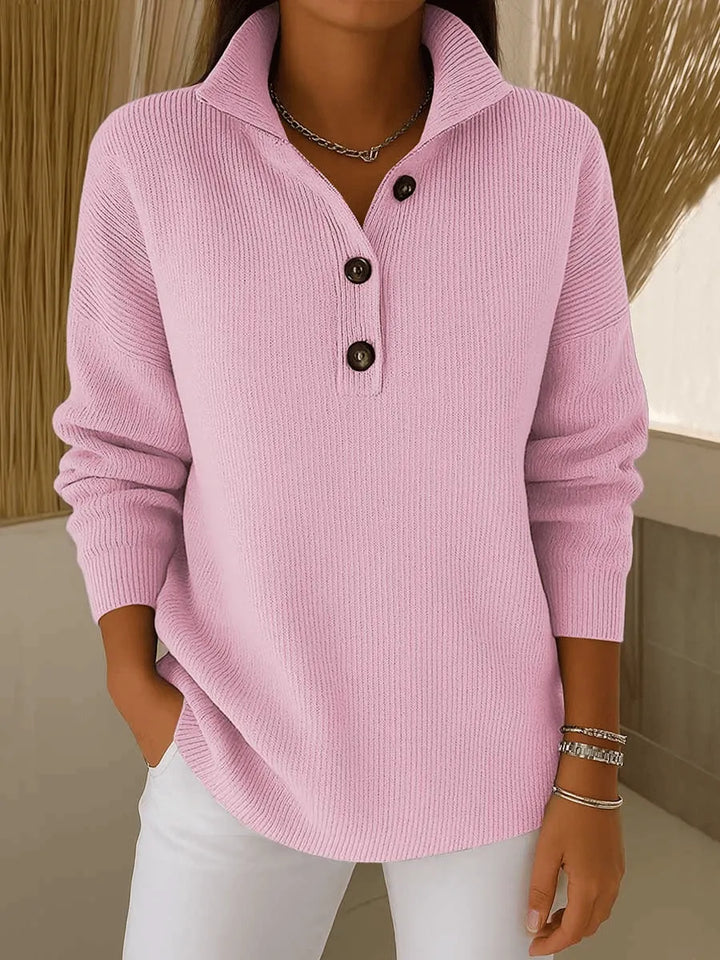 Harper™ Button Collar Knit