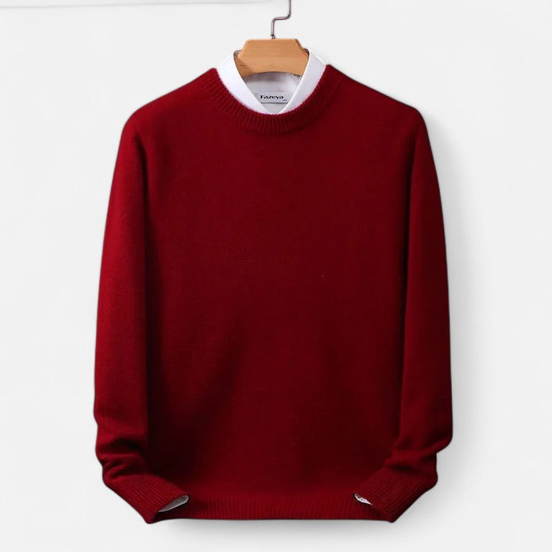 Élan Urbain™ | Pull classique en cachemire pour homme