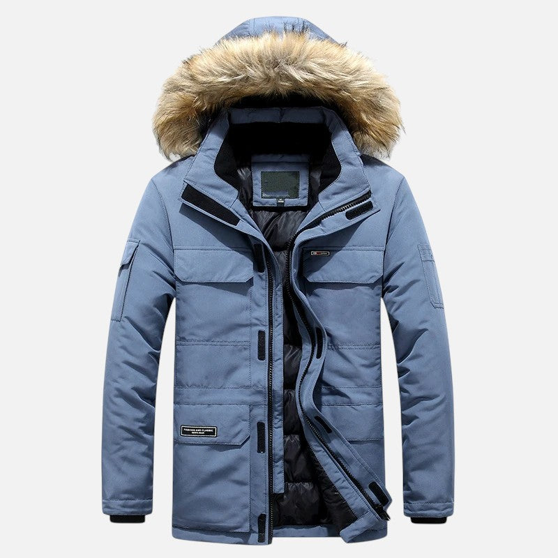Élan Urbain™ | Parka d'hiver pour homme avec capuche