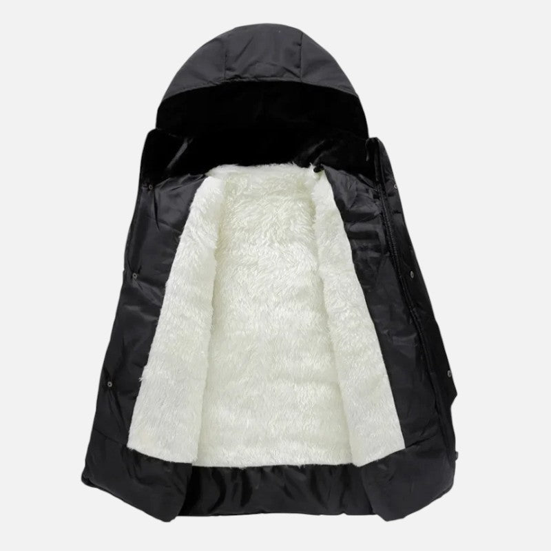 Élan Urbain™ | Parka d’Hiver Imperméable à Capuche