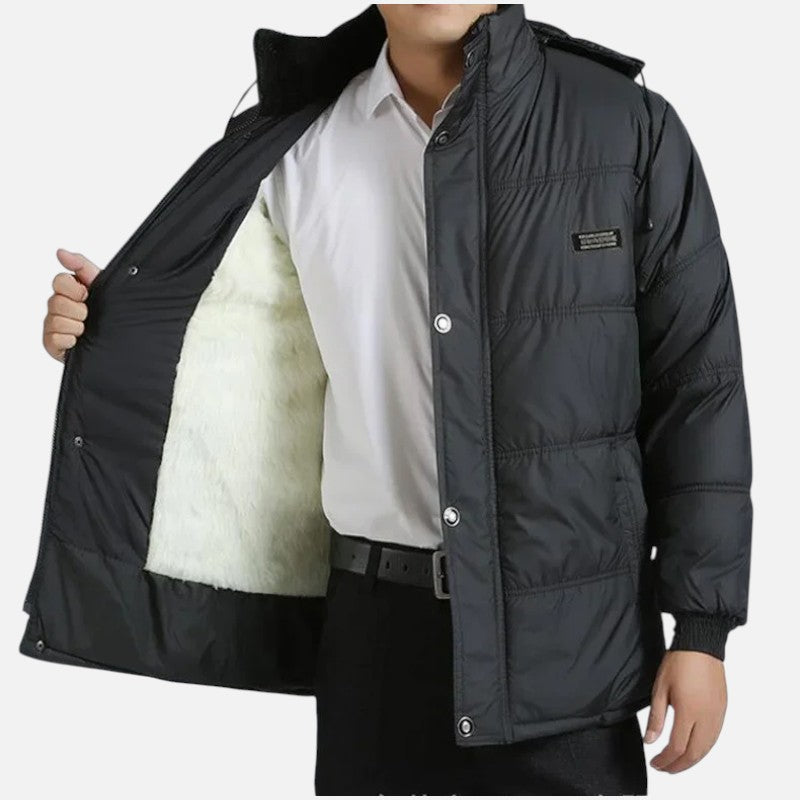 Élan Urbain™ | Parka d’Hiver Imperméable à Capuche