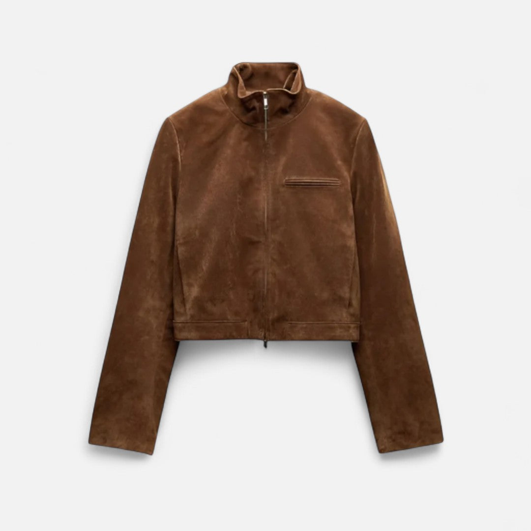 Élan Urbain™ | Veste à col montant en daim