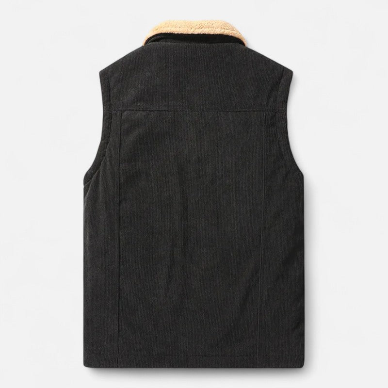 Élan Urbain™ - Gilet en cachemire Cozy Lamb pour homme