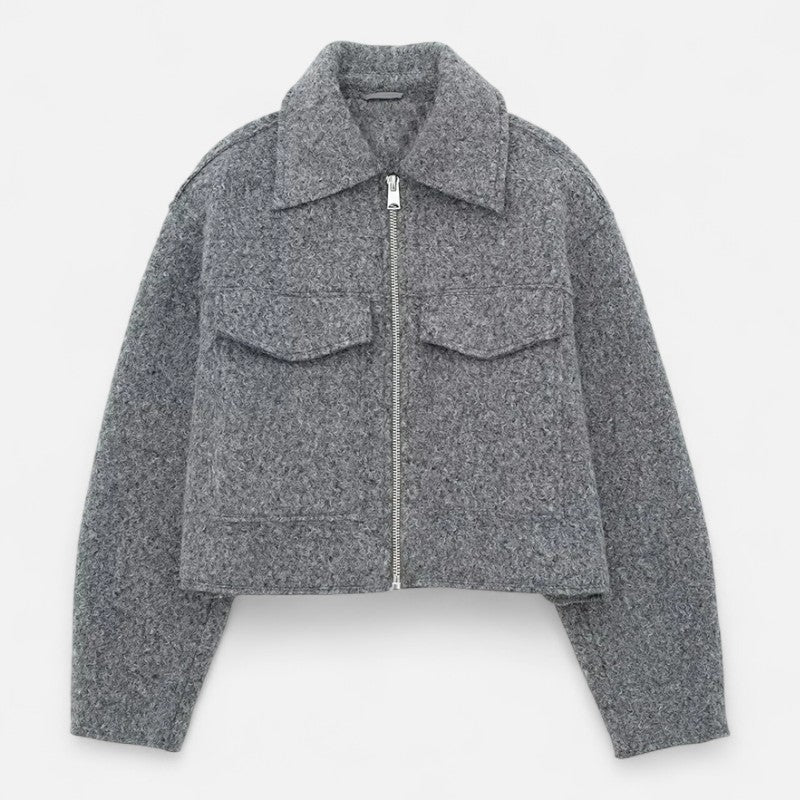 Élan Urbain™ | Veste zippée en polyester pour femme