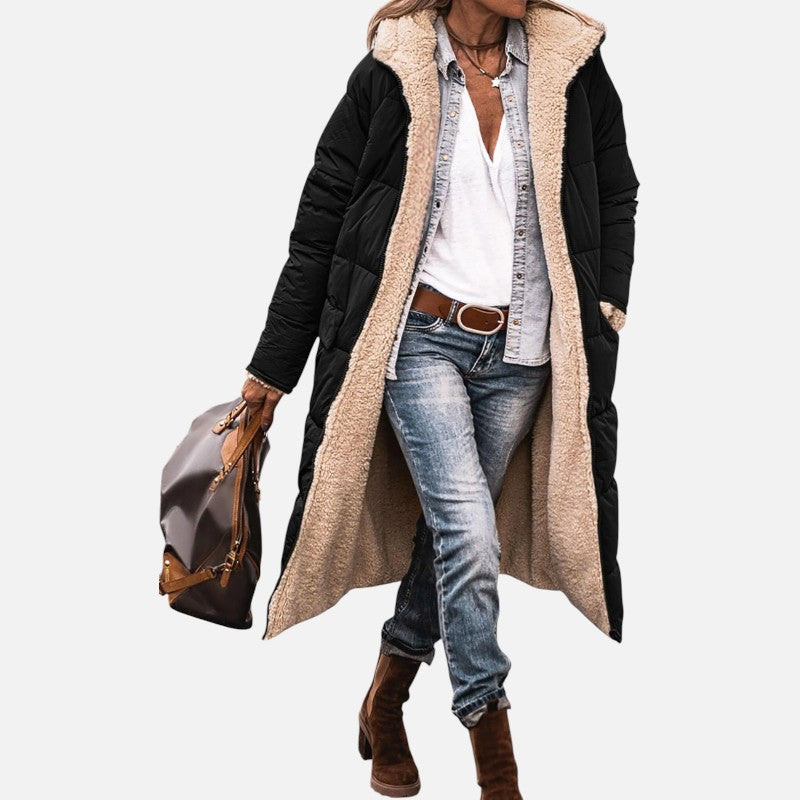 Élan Urbain™ | Parka réversible élégante et chaude pour femmes