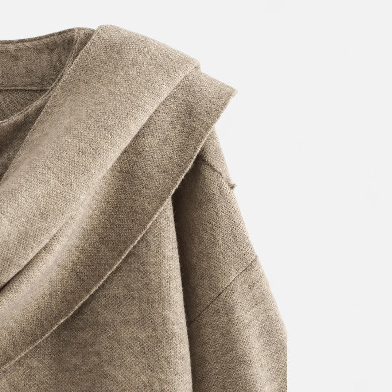 Élan Urbain™ | Manteau d'hiver asymétrique en peluche pour femme