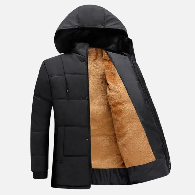 Élan Urbain™ | Parka d’Hiver Imperméable à Capuche
