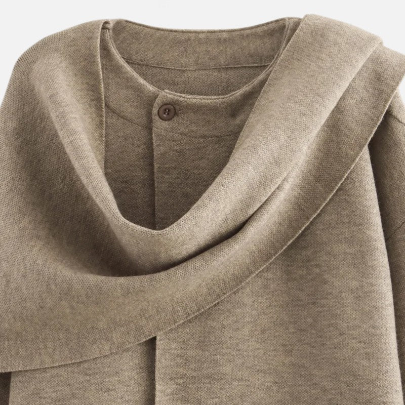 Élan Urbain™ | Manteau d'hiver asymétrique en peluche pour femme