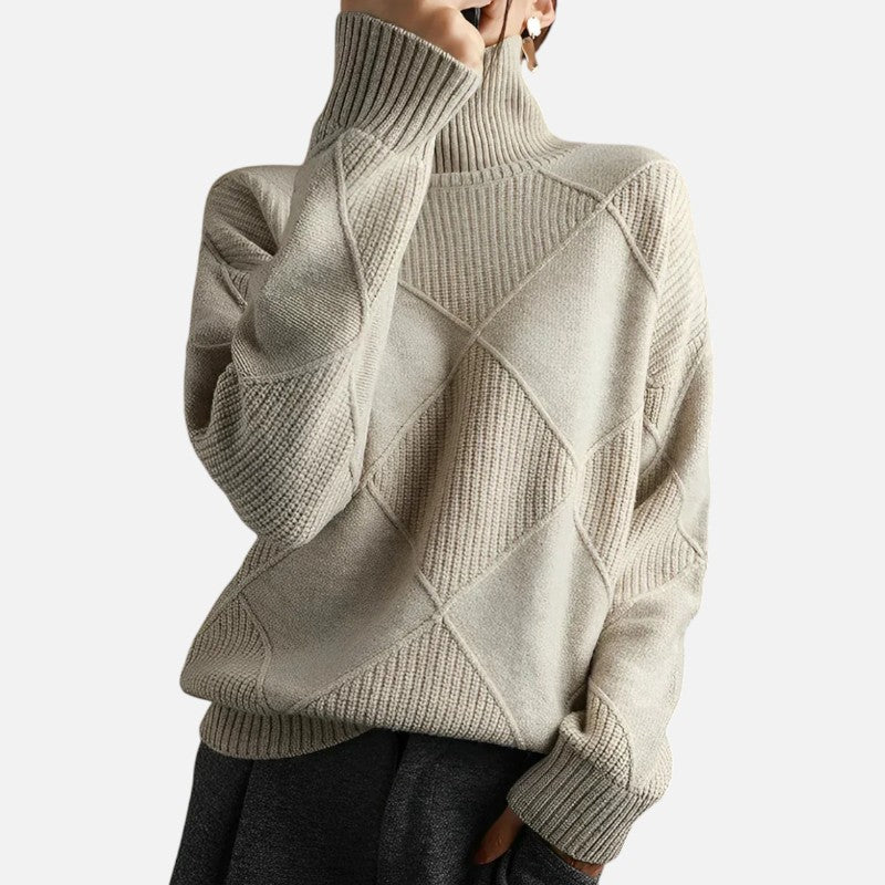 Élan Urbain™ | Pull en cachemire à col roulé