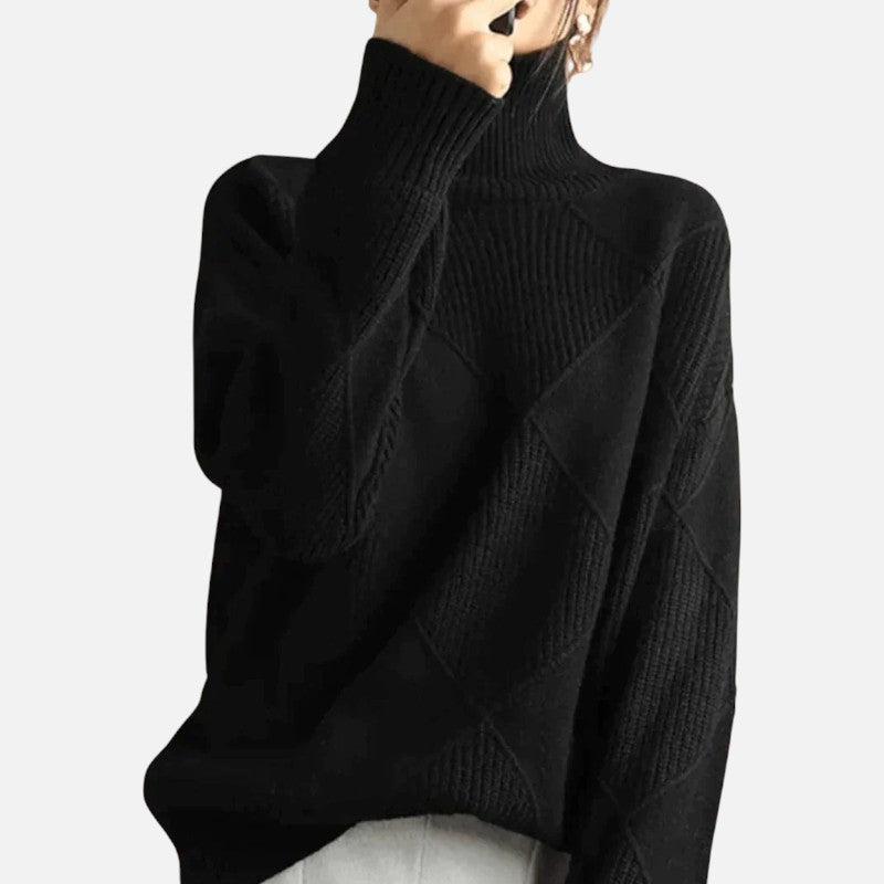 Élan Urbain™ | Pull en cachemire à col roulé