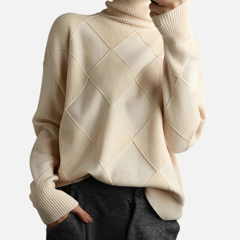 Élan Urbain™ | Pull en cachemire à col roulé