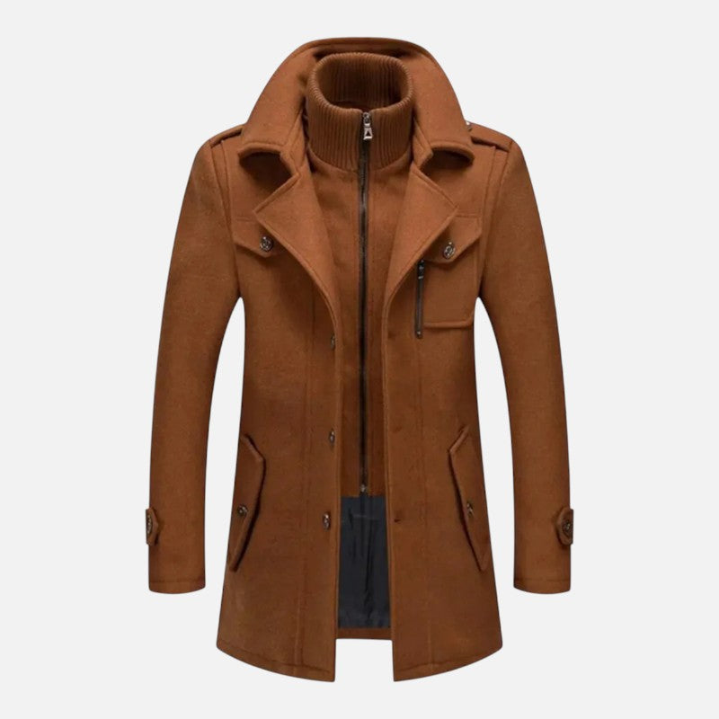 Élan Urbain™ | Veste à double col à la mode pour hommes