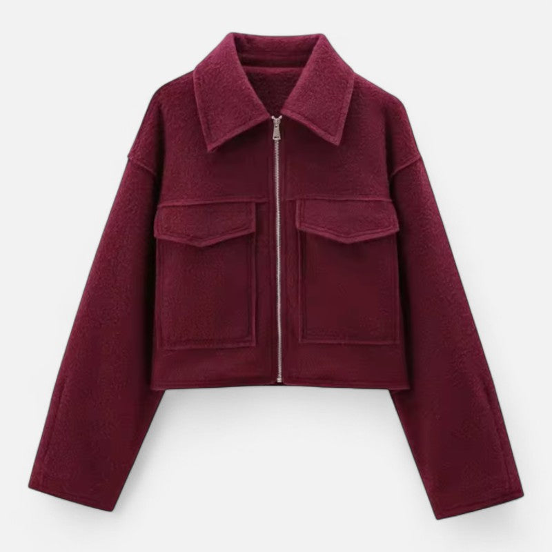 Élan Urbain™ | Veste zippée en polyester pour femme