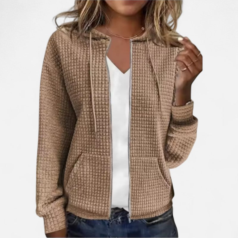 Élan Urbain™ | Veste à Capuche Zippée pour Femme