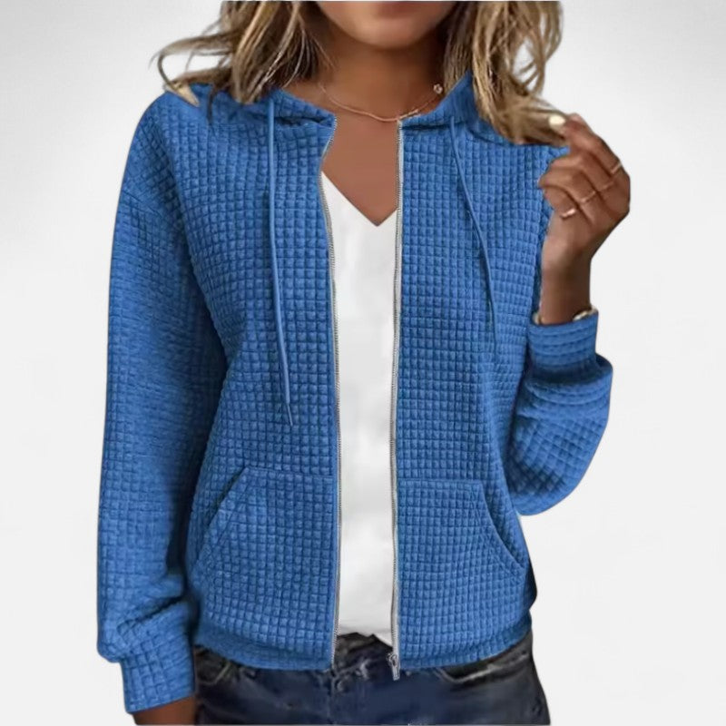 Élan Urbain™ | Veste à Capuche Zippée pour Femme