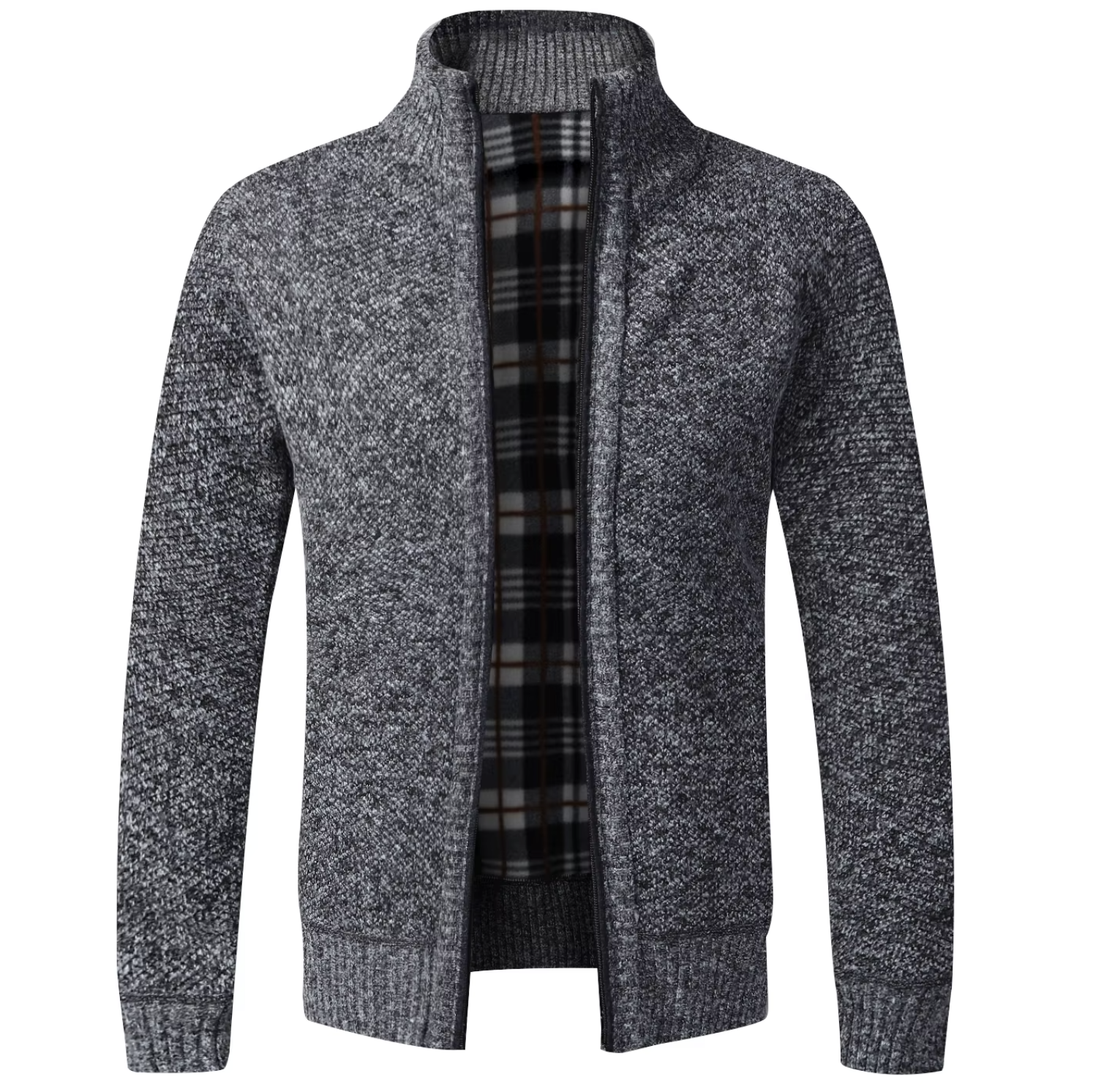 Élan Urbain™ – Gilet Zippé Hiver Doublé Polaire – Chaleur, Confort & Style Classique